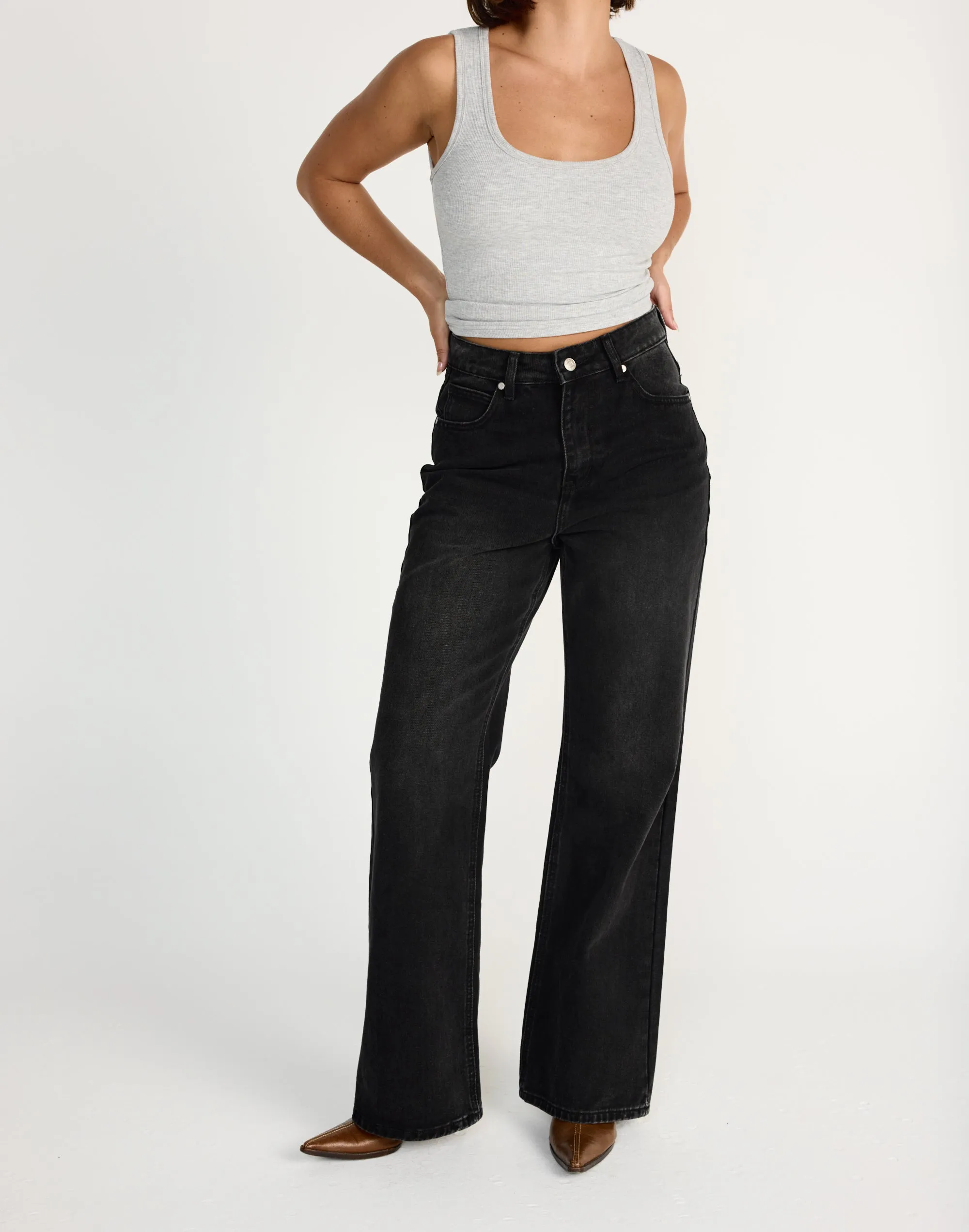 Zach Jeans (Black Faded)